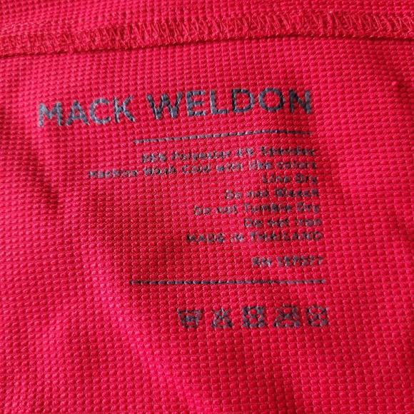 Mack Weldon Shorts 41/42 Mens Red Hybrid Board Golf Zip Pocket Stretch - Picture 6 of 10